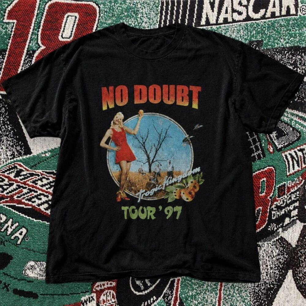 No Doubt Tragic Kingdom Tour Graphic Tee Black Unisex
